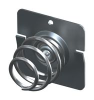 5241 - Battery Contact, C, Spring, Steel, Nickel Plated Contacts - KEYSTONE