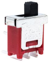 500ASSP1M6QE - Slide Switch, SPDT, On-None-On, Panel Mount, 3 A, 120 V - E-SWITCH