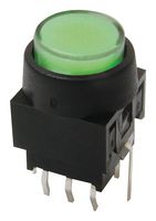 LP4OA1PBCTG - Pushbutton Switch, LP4 Series, DPDT, Momentary, Round, Transparent - E-SWITCH