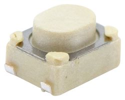 TL3365AF180QG - Tactile Switch, TL3365 Series, Top Actuated, Surface Mount, Oval Button, 180 gf, 50mA at 12VDC - E-SWITCH