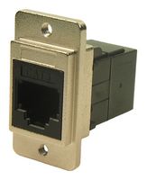 MP-CP30724M3 - In-Line Adapter, Nickel Frame, RJ12, RJ12, Adaptor, In-Line, MP DUAL SLIM RJ12 FEEDTHROUGH, Jack - MULTICOMP PRO