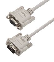 CS2N9MF-2.5 - Computer Cable, D Subminiature Plug, 9 Way, D Subminiature Socket, 9 Way, 2.5 ft, 760 mm, Grey - L-COM