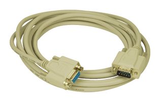 CSMN9MF-15 - Computer Cable, D Subminiature Plug, 9 Way, D Subminiature Socket, 9 Way, 15 ft, 4.6 m, Grey - L-COM
