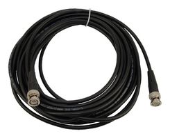 CC58C-25 - RF / Coaxial Cable Assembly, BNC Plug to BNC Plug, RG58C, 50 ohm, 25 ft, 7.6 m, Black - L-COM