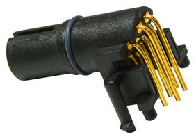 M12B-05PFFR-EE0001 - Sensor Connector, M Series, M12, Female, 5 Positions, PCB Socket, Right Angle PCB Mount - AMPHENOL LTW