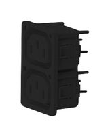 3-135-540 - Extension Lead, 4 Outlets, IEC 60320 Type F, 15 A, 250 V, IEC 60320 Type E - SCHURTER