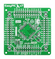 MIKROE-1290 - PCB, Empty MCU Card, 100 Pin, TQFP, 3.3 V, EasyPIC Fusion v7 Series - MIKROELEKTRONIKA