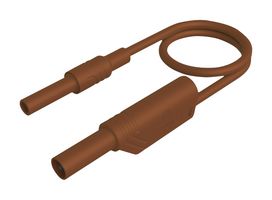 934042105 - Banana Test Lead, 4mm Stackable Banana Plug, Shrouded, 4mm Banana Socket, Shrouded, 3.3 ft, 1 m - HIRSCHMANN TEST AND MEASUREMENT