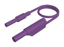 934042109 - Banana Test Lead, 4mm Stackable Banana Plug, Shrouded, 4mm Banana Socket, Shrouded, 3.3 ft, 1 m - HIRSCHMANN TEST AND MEASUREMENT