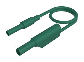 934043104 - Banana Test Lead, 4mm Stackable Banana Plug, Shrouded, 4mm Banana Socket, Shrouded, 6.6 ft, 2 m - HIRSCHMANN TEST AND MEASUREMENT