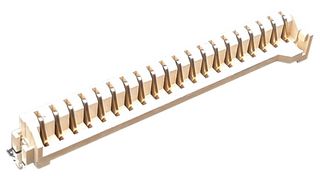 299-020-299-198 - Card Edge Connector, Single Side, 20 Contacts, Surface Mount, Straight, Solder - EDAC