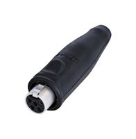 RT5FC-B-W - 5 POLE FEMALE TINY XLR CABLE CONNECTOR - REAN