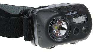 1600-0386 - Head Light, 5W White LED, 230 lm, 74 m Distance, ABS/PC/Thermoplastic, AAA x 3 - ANSMANN