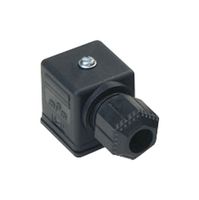 1212010033 - Circular DIN Valve Connector, 2Pos, Right Angle, DIN Form A, 2 Poles + Ground, 250V AC/DC, 16 A - MOLEX