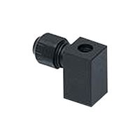 1212050001 - Circular DIN Valve Connector, 2Pos, Right Angle, DIN Form C - Micro, 2 Poles + Ground, 250V AC/DC - MOLEX