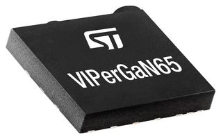 VIPERGAN65TR - AC / DC Converter, Flyback, 9 to 23 V in, 65 W, QFN-EP-16, -40 to 150 °C - STMICROELECTRONICS