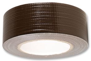 GFABRN - Gaffer Tape, Rayon Cloth, Brown, 50 mm x 50 m - PRO POWER
