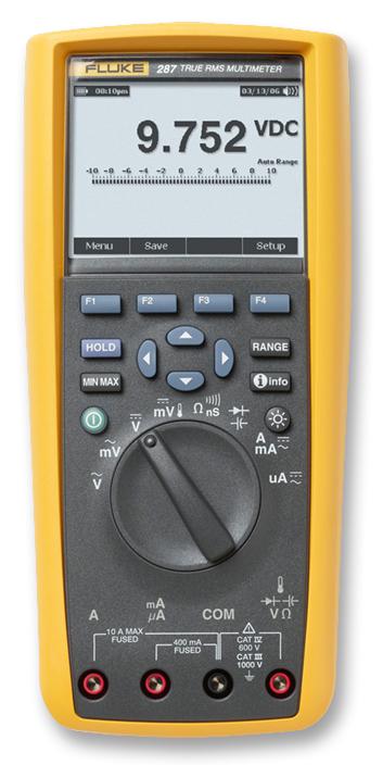 FLUKE 287/EUR MULTIMETER, DIGITAL, HAND HELD, 50000 FLUKE