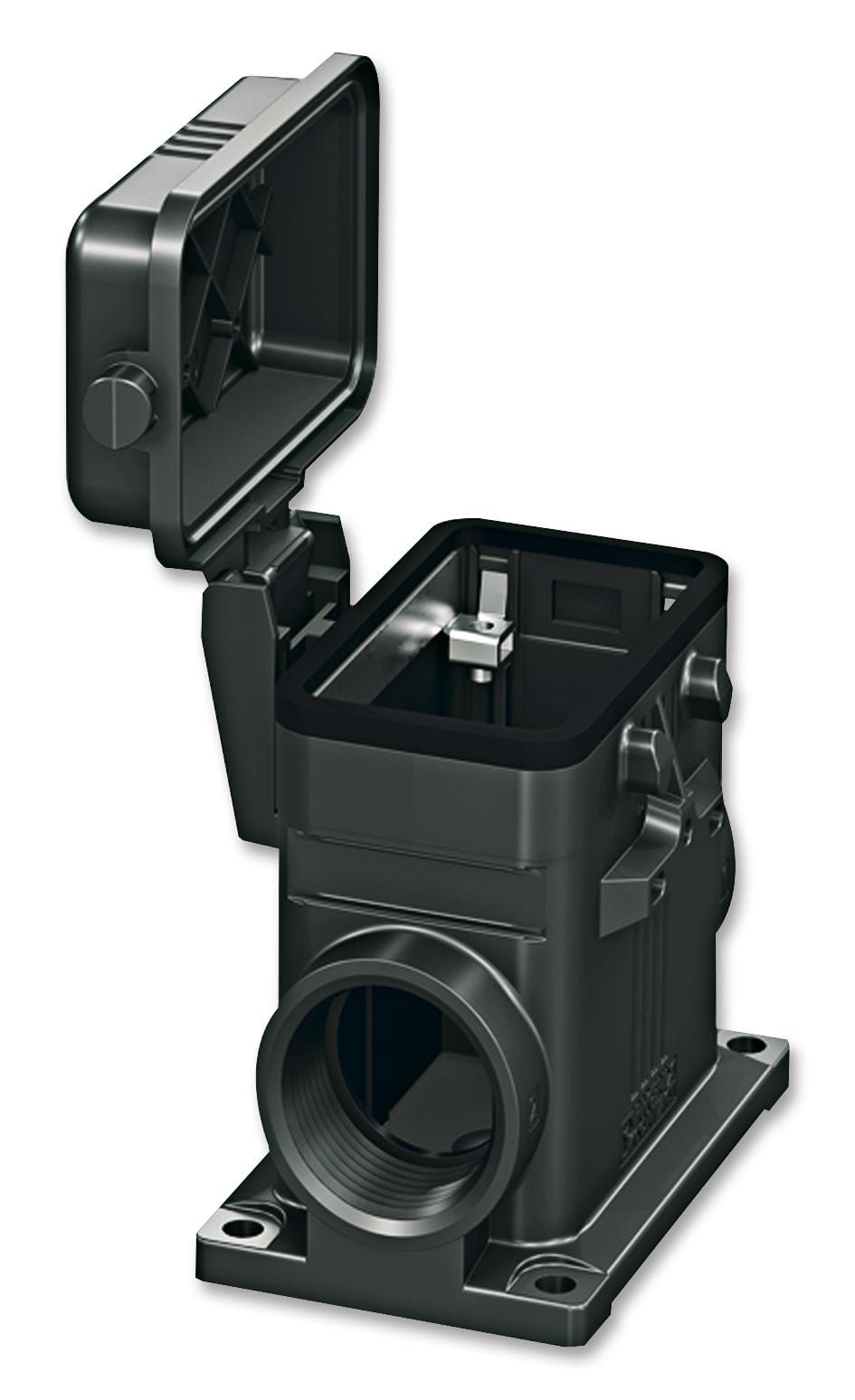 PHOENIX CONTACT Connector Backshells HC-EVO-B10-SHFDC-2SSM32-PLRBK HOUSING, W/ COVER, B10, 2 LEVER, PLASTIC PHOENIX CONTACT 2309614 HC-EVO-B10-SHFDC-2SSM32-PLRBK