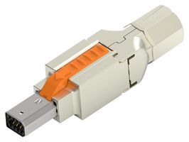 1-2350304-2 Modular Conn, Plug, 8P4C, 1PORT, Cable Te Connectivity