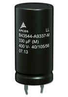 B43640A9108M000 CAP, 1000UF, 400V, ALU ELEC, SNAP-IN EPCOS