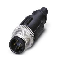 SAC-5P-M12MS PB TR CONN, CIRCULAR, PLG, 4WAYS, CRIMP PHOENIX CONTACT