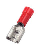 640911-1 Female Disconnect, 5.21mm, 22-18AWG, Red Amp - Te Connectivity