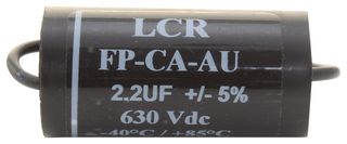 FP-CA-2.2-Au Cap, 2.2µF, 630V, 5%, PP, Panel LCR Components