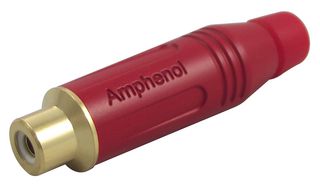 ACJR-Red Socket, Phono, Red Amphenol Sine/TUCHEL