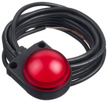 LH1D-D2HQ4C30R Pilot Light, Red, 0.017A, 24Vac/Vdc Idec