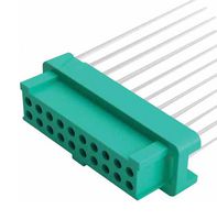 G125-FC20605L0-0450L Cable ASSY, Gecko Rcpt-Free End, 450mm Harwin