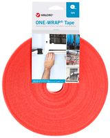 Vel-OW64111 Tape, PP, 10mm X 25m, Orange Velcro