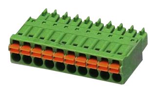 FMC 1,5/12-ST-3,81 Terminal Block, Pluggable, 12WAYS, 16AWG Phoenix Contact