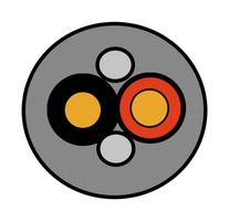 70047LV.00500 Shld Multipair, 2 Pair, 2.5mm2, 500M Belden