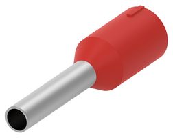 1241002-1 Terminal, Wire Ferrule, 17AWG, Red Amp - Te Connectivity