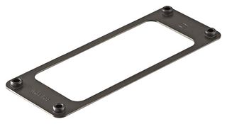 09300009803 Flange Gasket, 16B, Black Harting