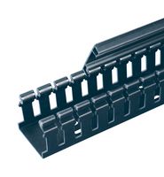 H4X4BL6 Wide Slot Duct, 108X101.6mm, Pvc, Black PANDUIT