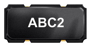 ABC2-3.6864MHZ-4-T Crystal, 3.6864MHZ, 18PF, 11.8mm X 5.5mm ABRACON