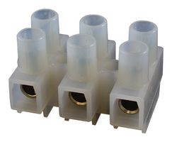 39100-2203 Barrier, Panel, 3Pos, 2Row, 12mm Molex