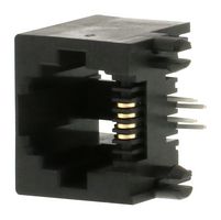 43860-0003 Modular Connector, Jack, 6P4C, 1PORT, Th Molex