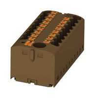 PTFIX 6/18X2,5 BN TB, Power Distribution, 19POLE, 12 AWG Phoenix Contact