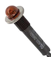6010M1 Neon Indicator, Red, 9.65mm, Wire Leaded VCC (Visual Communications Company)