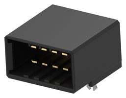 1717412-2 Conn, R/A Header, 8Pos, 2Row, 3.81mm Amp - Te Connectivity