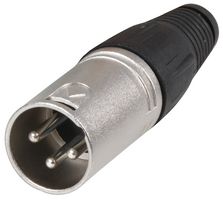 FC6130 Connector, xlr Audio, Plug, 3Pos, Cable Cliff Electronic Components