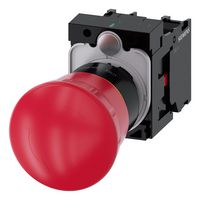 3SU1100-1HB20-1PA0 E-STOP SWITCH, SPST-NC/NC, 10A, 500V SIEMENS