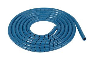 161-46100 SLEEVING, SPRIAL, PE, BLUE, 30M HELLERMANNTYTON