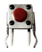 1825027-6 Tactile SW, 0.05A, 24Vdc, 260GF, THT Te Connectivity