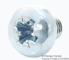 M56PRSTMCZ100- Pan Head Pozidriv Screw, Steel, m5,Pk100 Tr Fastenings