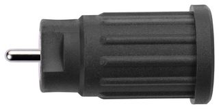 SEPB 8518 NI / SW CONN, BANANA, JACK, 24A, BLACK SCHUTZINGER