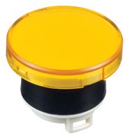 HW1A-P1Y Lens, Pilot Light, Yellow, Round, 22mm Idec